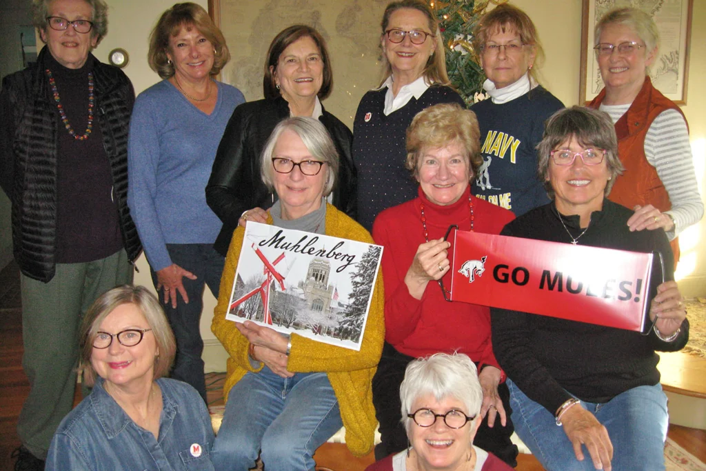 A group of women with Muhlenberg swag